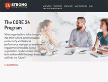 Tablet Screenshot of 34strong.com